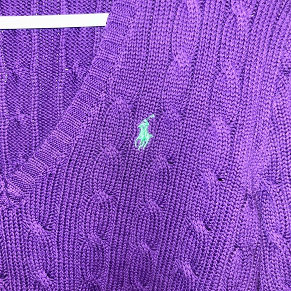 Purple Polo Sweater 💜 - Picture 3 of 4